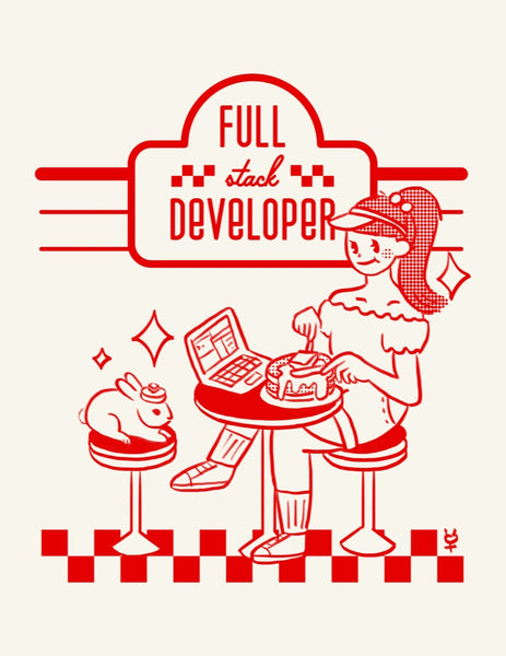 full stack developer t-shirt