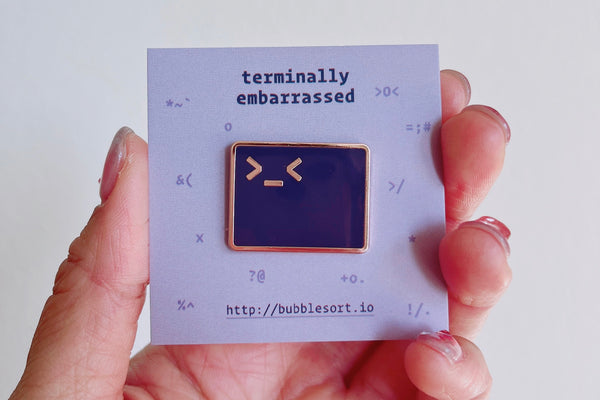 terminally embarrassed pin