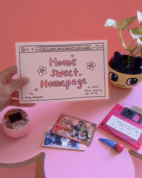 home sweet homepage riso comic