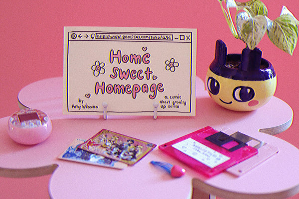 home sweet homepage riso comic