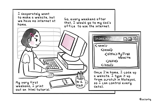 home sweet homepage riso comic