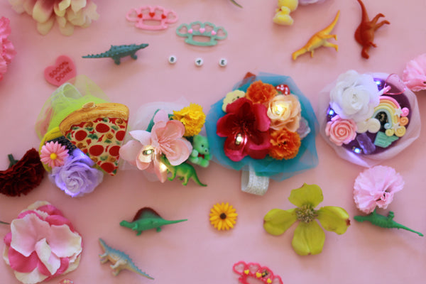 flower power: a light-up corsage kit