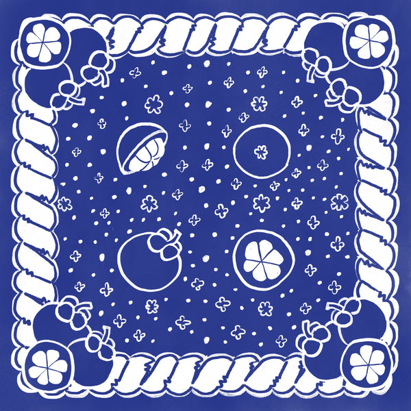 mangosteen batik bandana