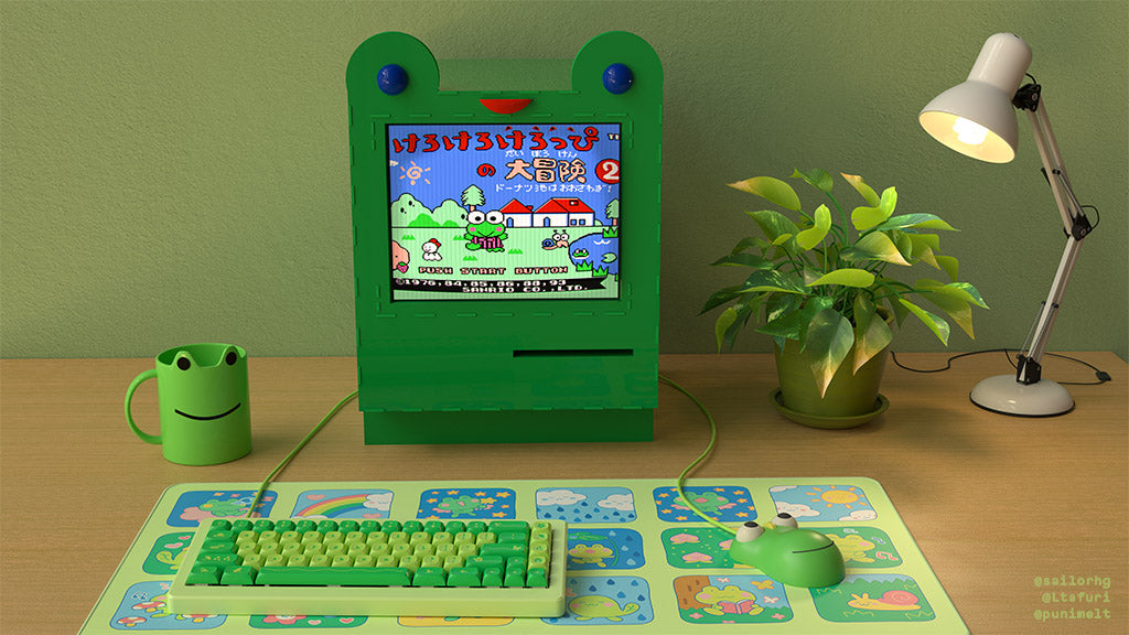 kerokerokeys keycaps BubbleSort Zines