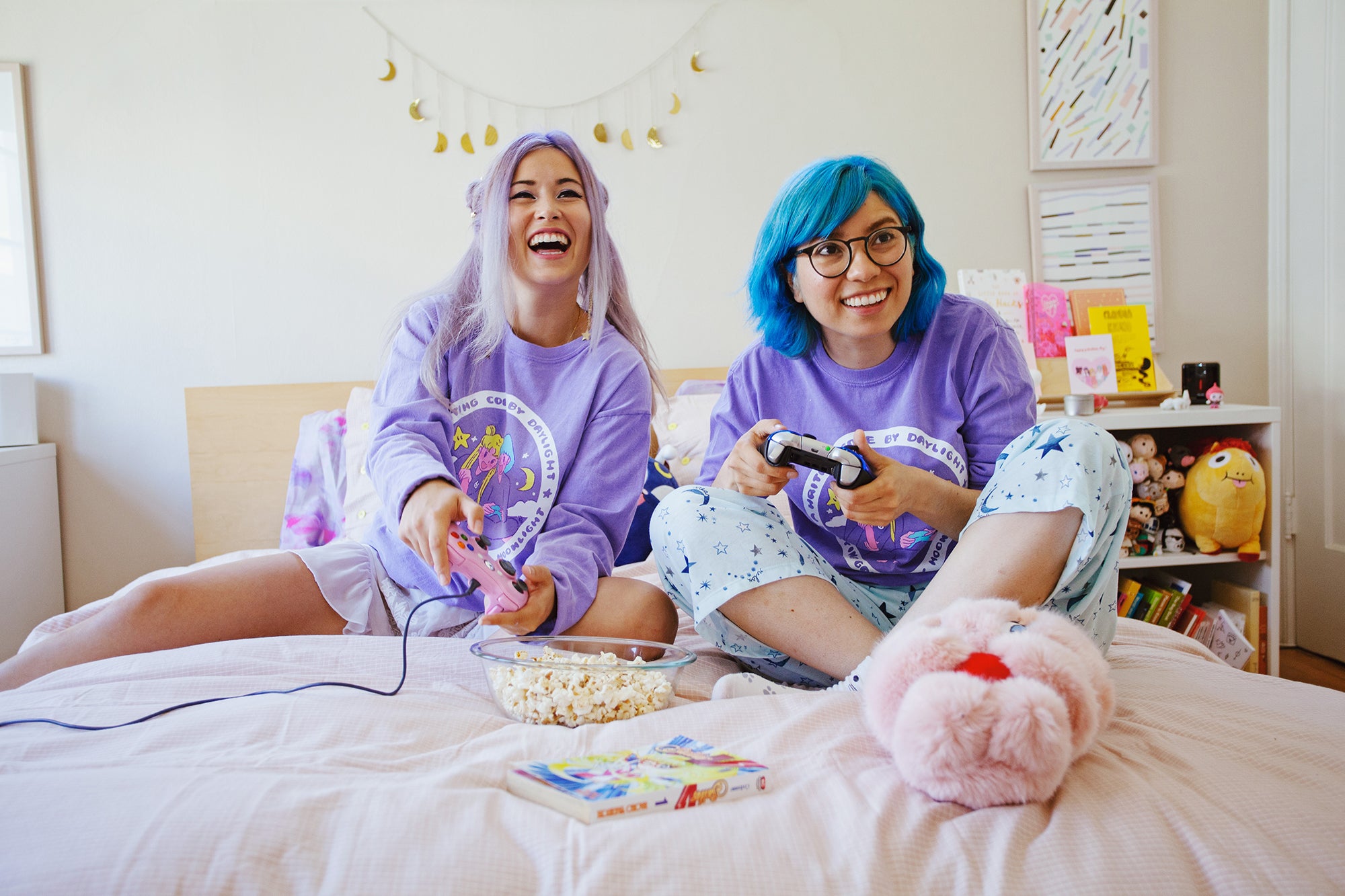 playing games by moonlight tshirt