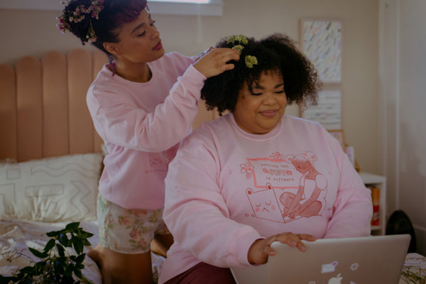 putting the soft in software sweatshirt