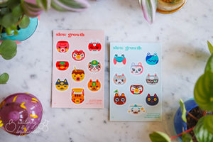 slow growth sticker sheets